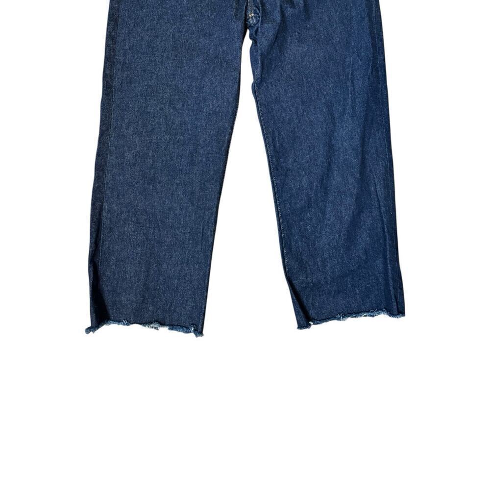 ABERCROMBIE AND FITCH Vintage Stretch Baggy Jeans Men’s 34 X 26 Dark Raw Hems - Picture 3 of 10